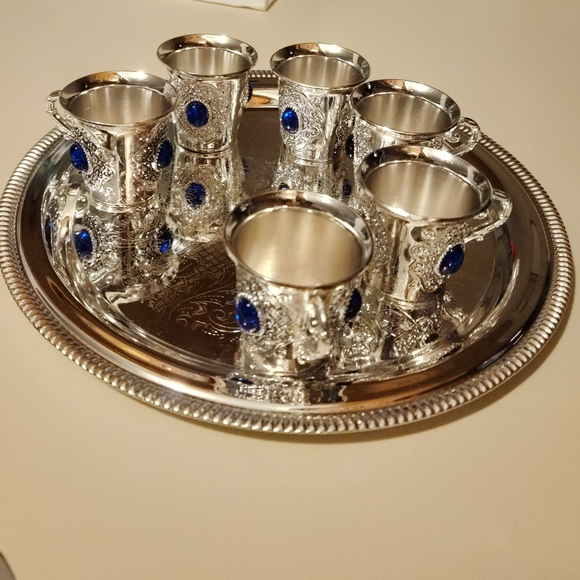 Turkish Cups and tray display set - Picture 2 of 5